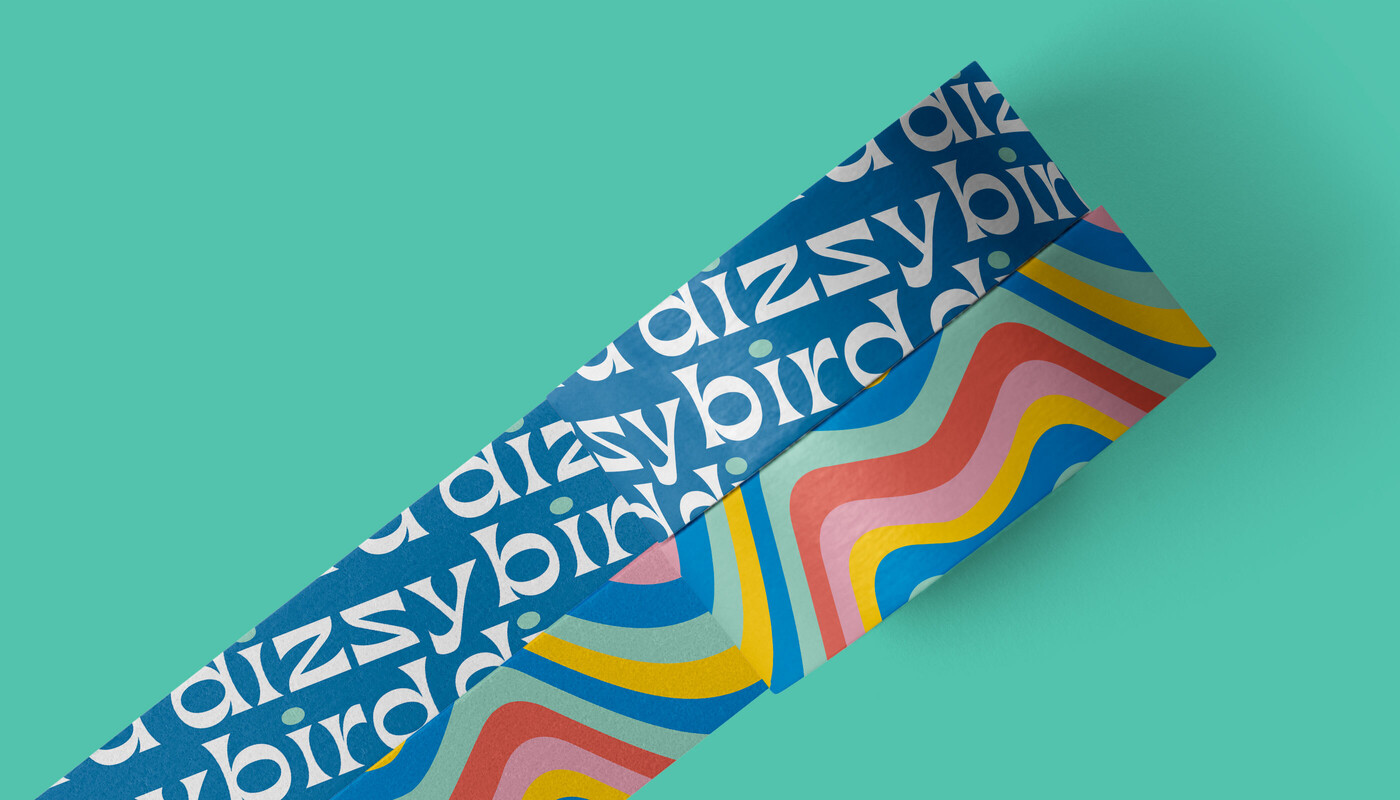 Dizzy bird fast casual restaurant branding packaging design2