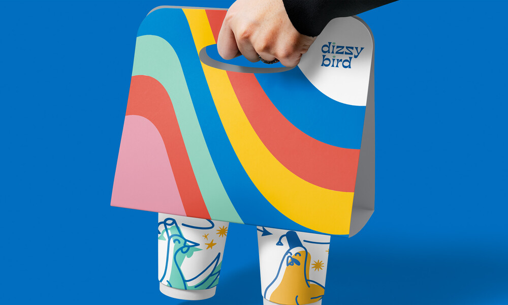 Dizzy bird fast casual restaurant branding packaging design5