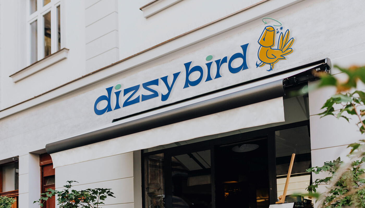 Dizzy bird fast casual restaurant branding packaging design12