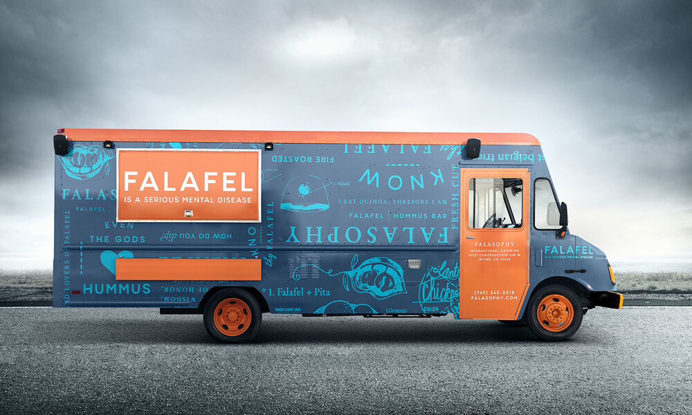 Falasophy falafel food truck wrap design california17 2x