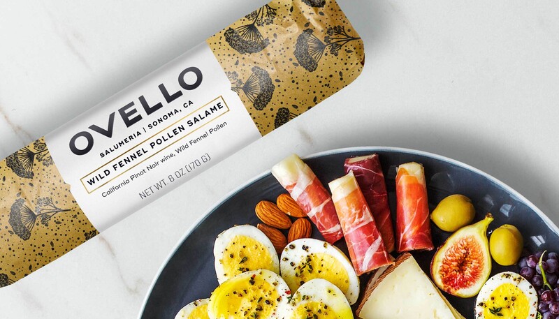 Ovello salami sonoma california branding food packaging design8