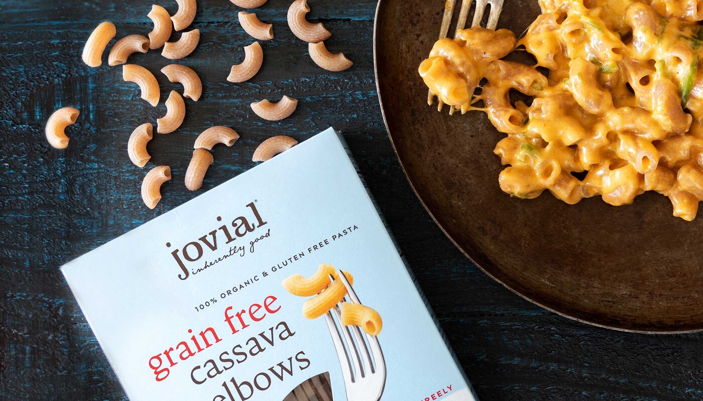 Jovial foods pasta packaging cassava line extension13