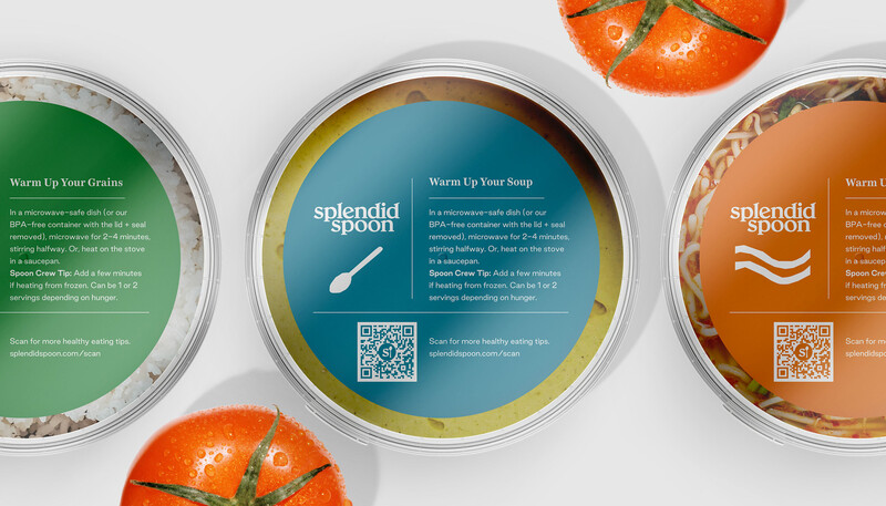 Splendid spoon meal delivery food packaging design2