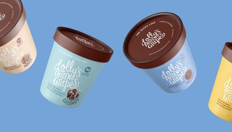 Lollys frozen grapes branding packaging design5
