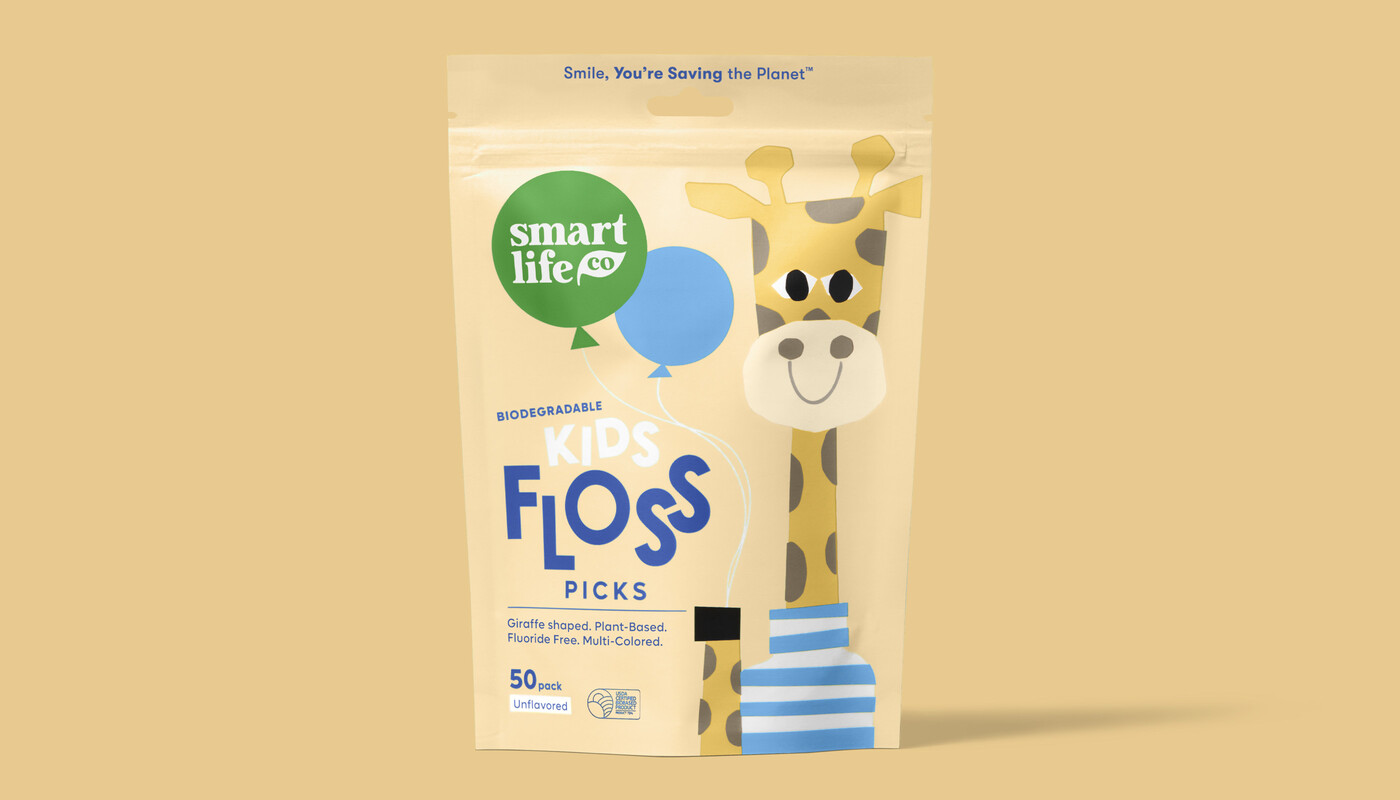 Smartlife kids dental care flosser packaging design32