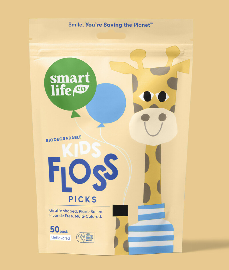 Smartlife kids dental care flosser packaging design32