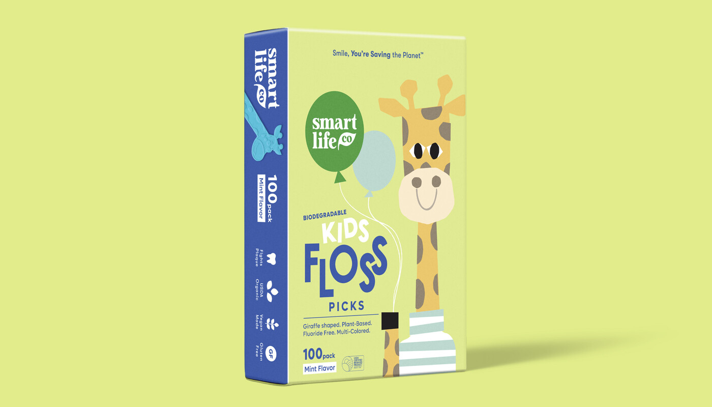 Smartlife oral care floss pick packaging design31