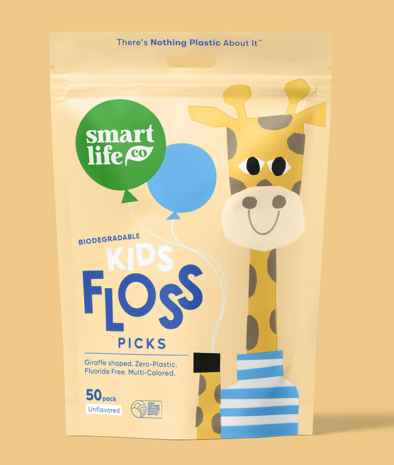 Smartlife kids dental care flosser packaging design32