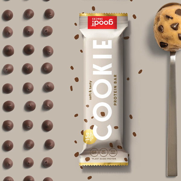 Good snacks protein bar brand identity packaging design1