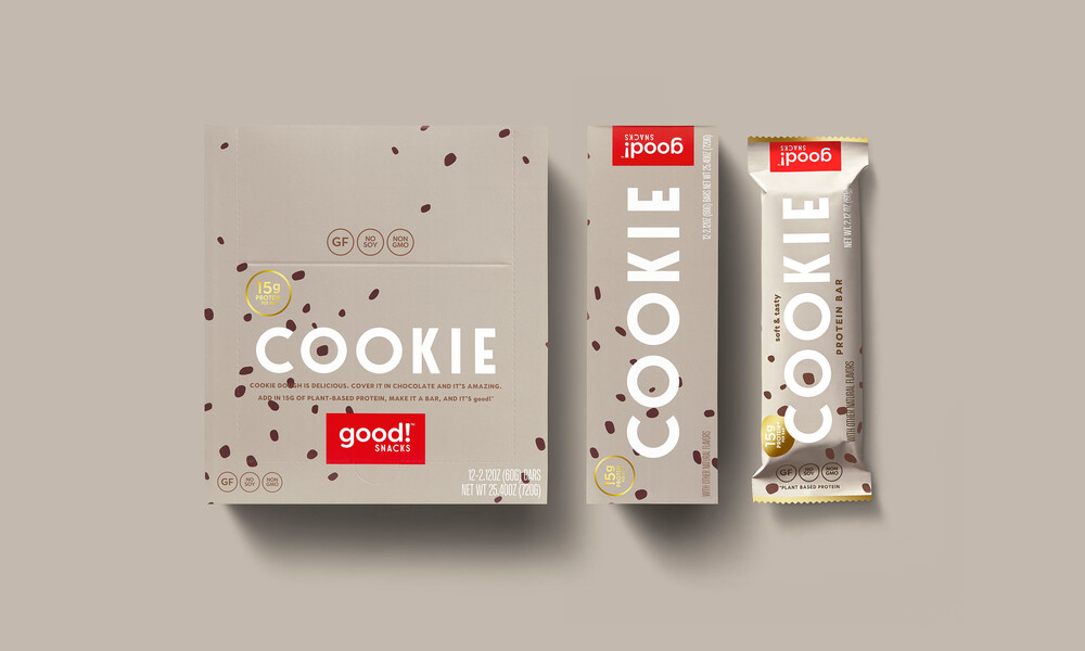 Good snacks protein bar brand identity packaging design3