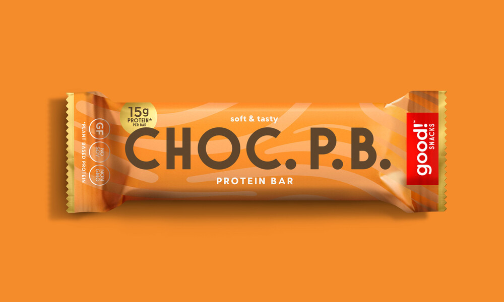 Good snacks protein bar brand identity packaging design5