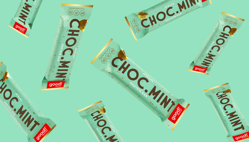 Good snacks protein bar brand identity packaging design7