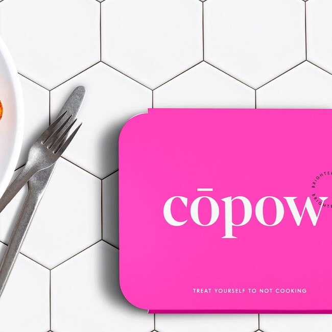 Copow meal delivery website branding packaging design sq crop