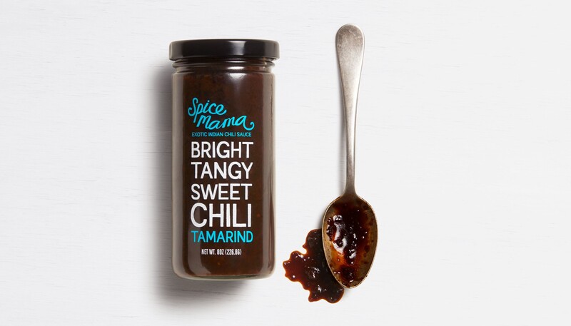 Spice mama indian sauce packaging design branding6