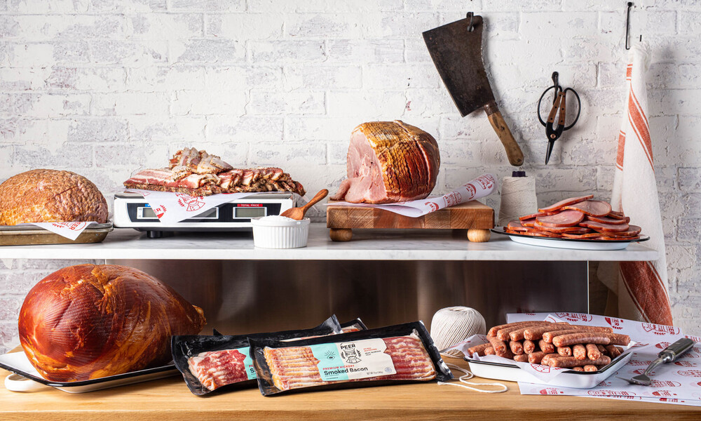 Peer meat branding food packaging design3