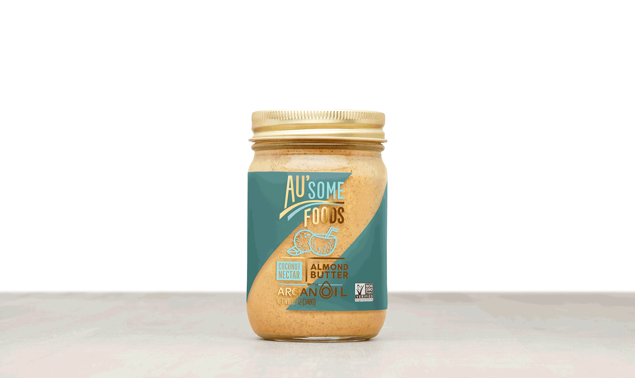 Ausome foods almond butter packaging design feat img
