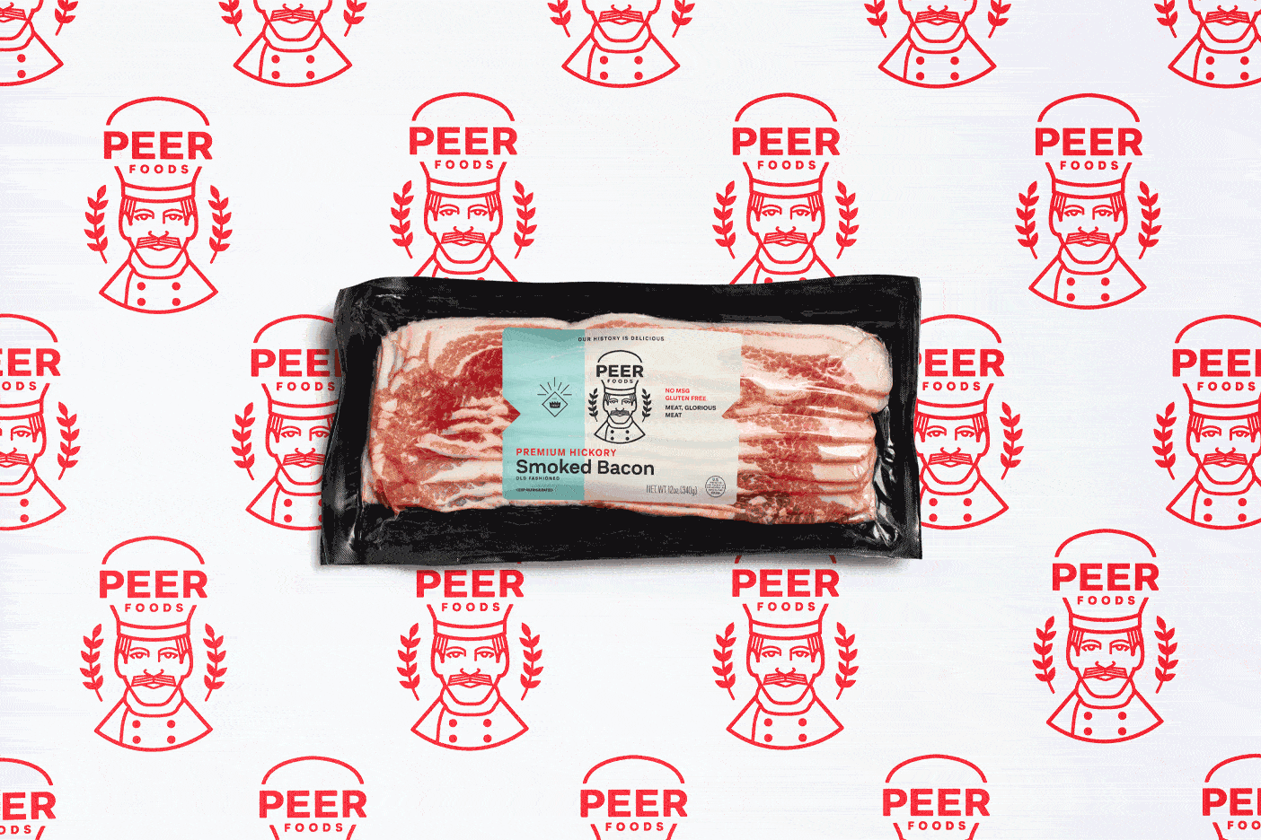 Peer meat branding food packaging design2b